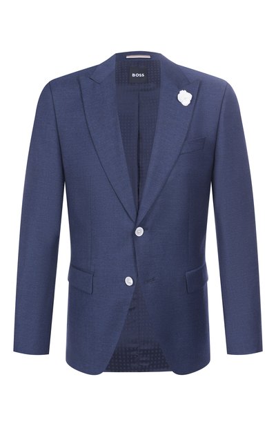 Мужской пиджак из шерсти и вискозы BOSS, арт. 50540709