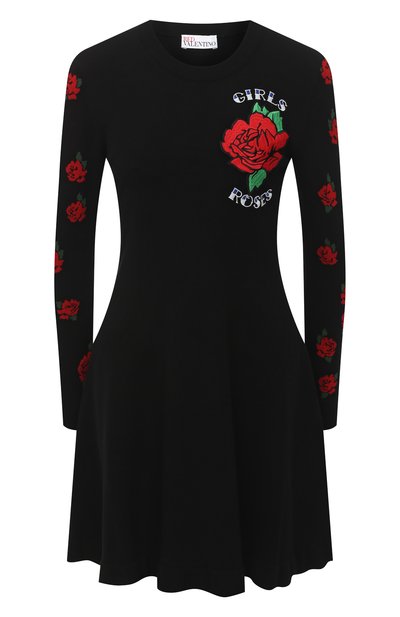 Женское платье из вискозы REDVALENTINO, арт. UR0KD01N/5GJ