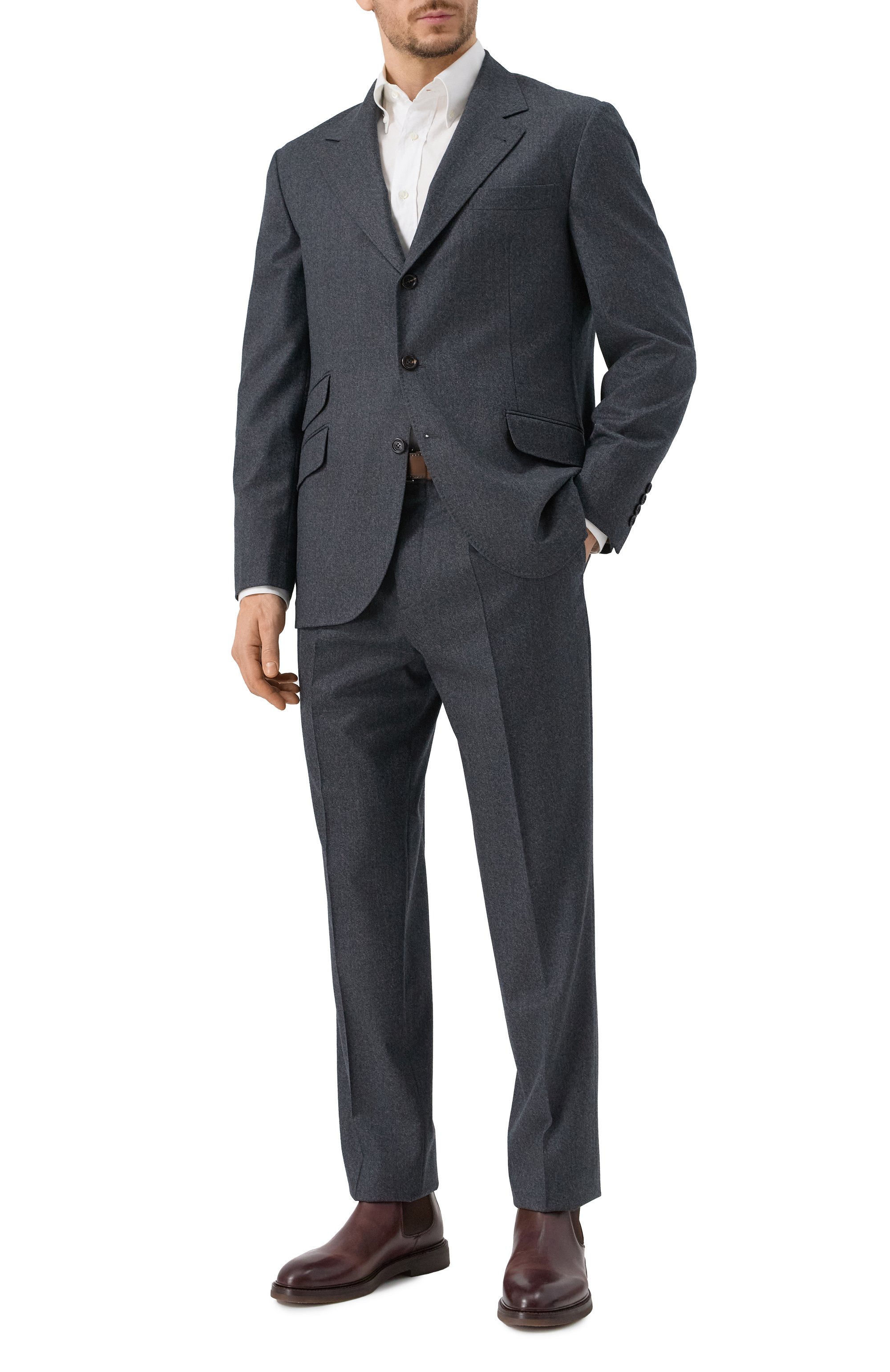 Шерстяной костюм BRUNELLO CUCINELLI, арт. ME226LDWH, фото 1