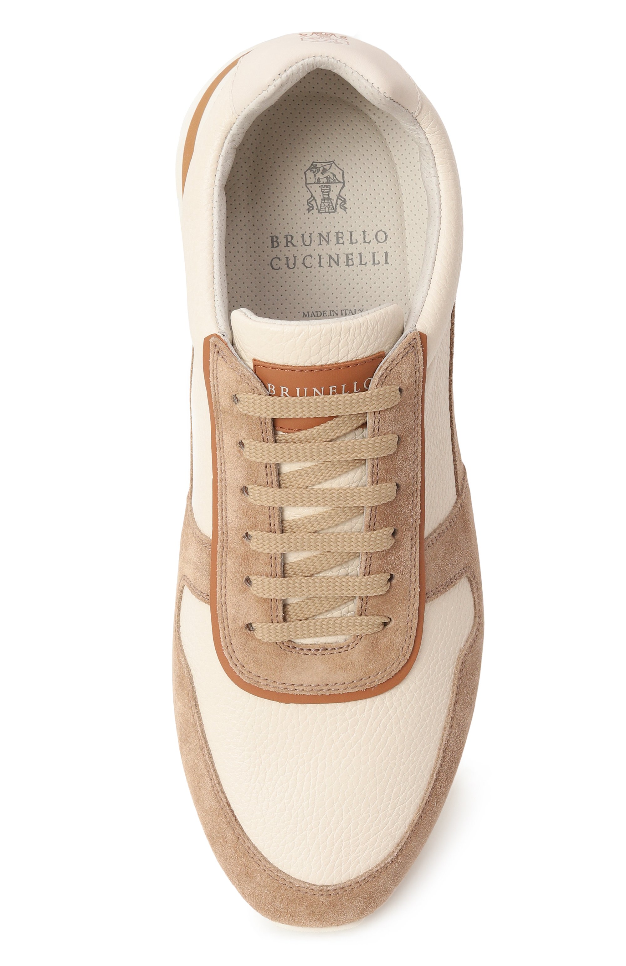 Кожаные кроссовки BRUNELLO CUCINELLI, арт. MZUAVLA289, фото 6