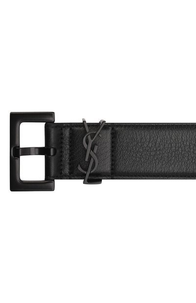 Кожаный ремень SAINT LAURENT, арт. 634440/B000U, фото 4