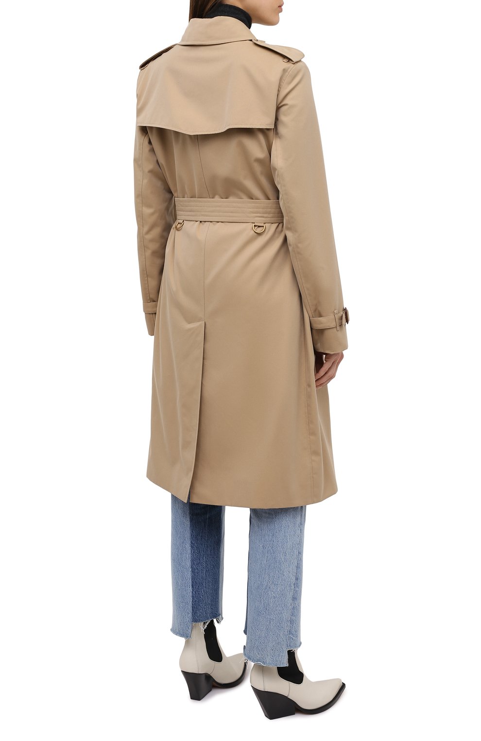 Хлопковый тренч BURBERRY, арт. 4073370, фото 4