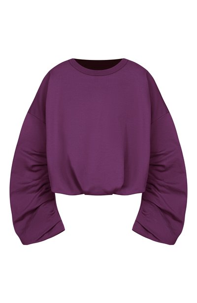 Женский хлопковый свитшот DRIES VAN NOTEN, арт. 131109/3611