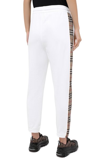 Хлопковые джоггеры BURBERRY, арт. 8032296, фото 4
