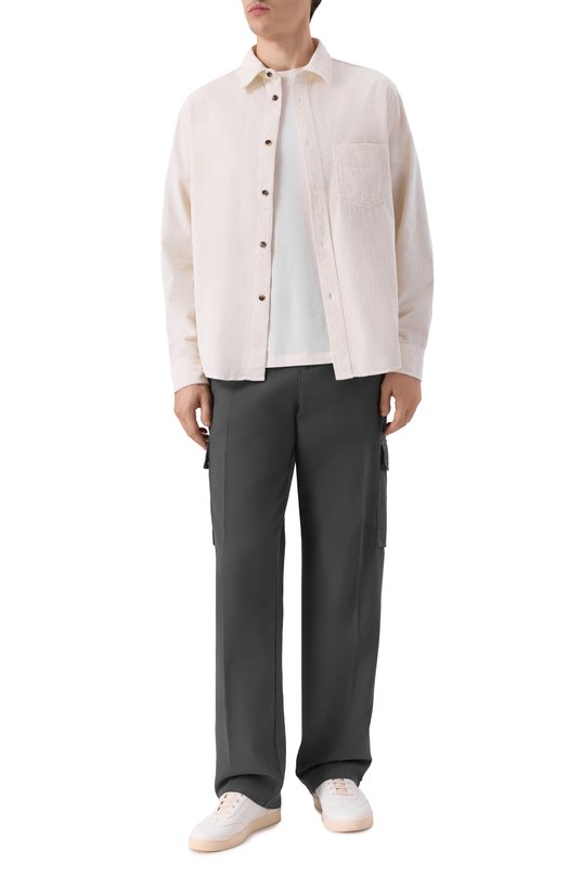 Вельветовая рубашка Jacob Cohen JUM_C0026 001 T689A TR Кремовый  JUM_C0026 001 T689A TR Фото 2