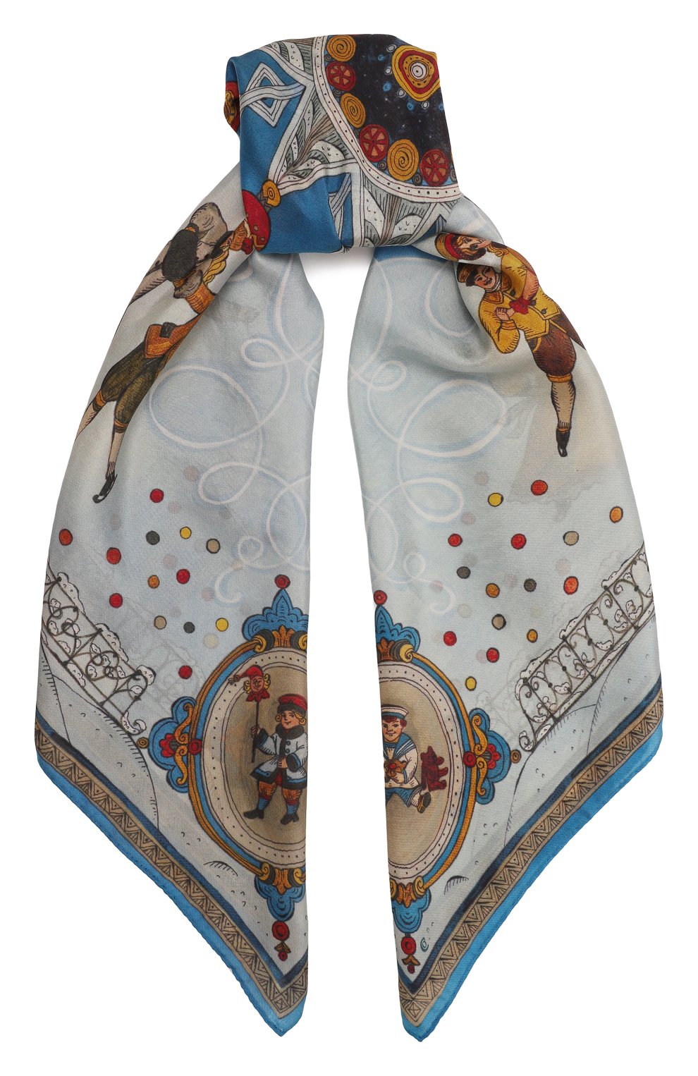 Шелковый платок на катке GOURJI, арт. T28SKATE7R/1, фото 1