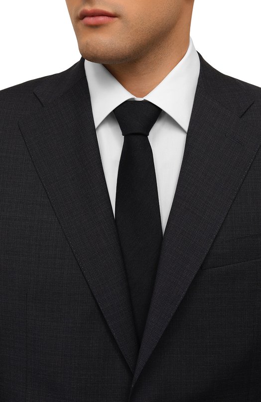 Галстук из вискозы и шелка Gucci 765045/4EABC Синий  765045/4EABC Фото 2