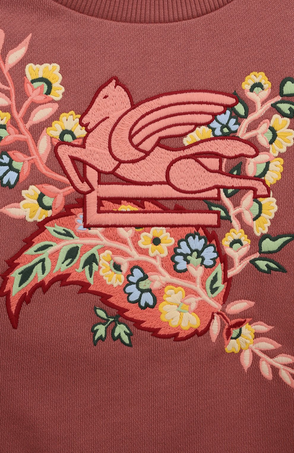 Хлопковый свитшот ETRO темно-розового цвета по цене 28150 руб., арт. GV4A60, фото 3 Хлопковый свитшот ETRO, арт. GV4A60, фото 3