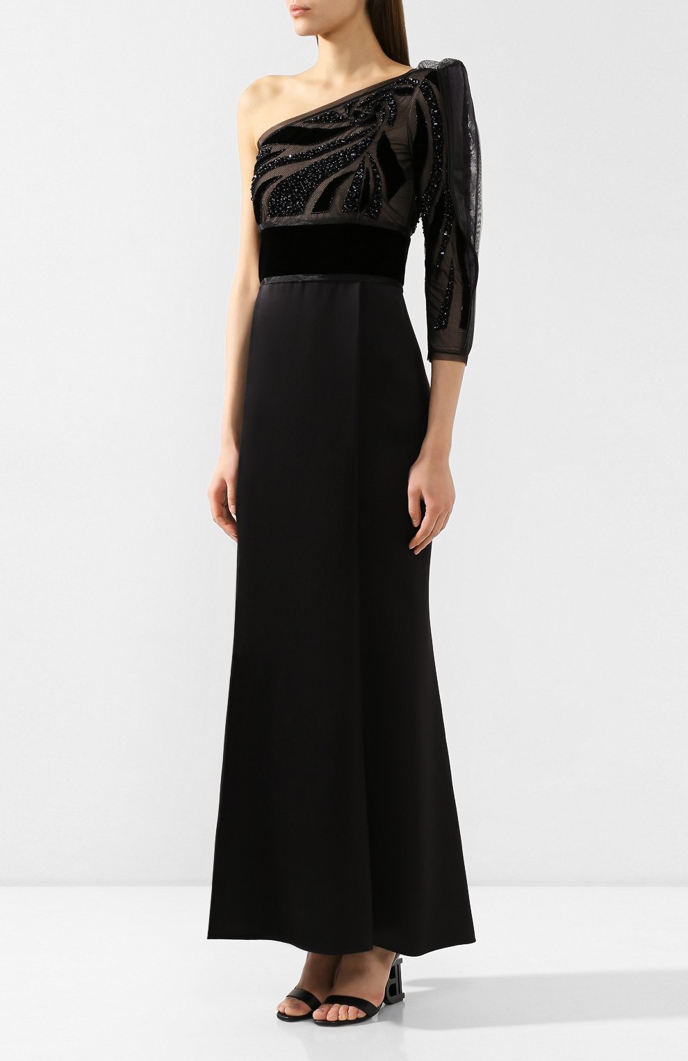 Комбинированное платье GIORGIO ARMANI, арт. 9WHVR019/T01DD, фото 3