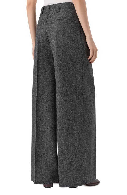 Шерстяные брюки Maison Margiela S29KA0394/M35569 Серый  S29KA0394/M35569 Фото 4