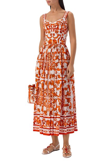 Кожаные сандалии bianca DOLCE & GABBANA белого цвета по цене 155000 руб., арт. CQ0601/AT848, фото 3 Кожаные сандалии bianca DOLCE & GABBANA, арт. CQ0601/AT848, фото 3