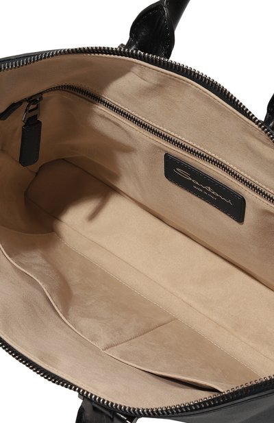Сумка для ноутбука SANTONI темно-синего цвета по цене 218500 руб., арт. UIBBA2435LI-GSP9U50, фото 5 Сумка для ноутбука SANTONI, арт. UIBBA2435LI-GSP9U50, фото 5