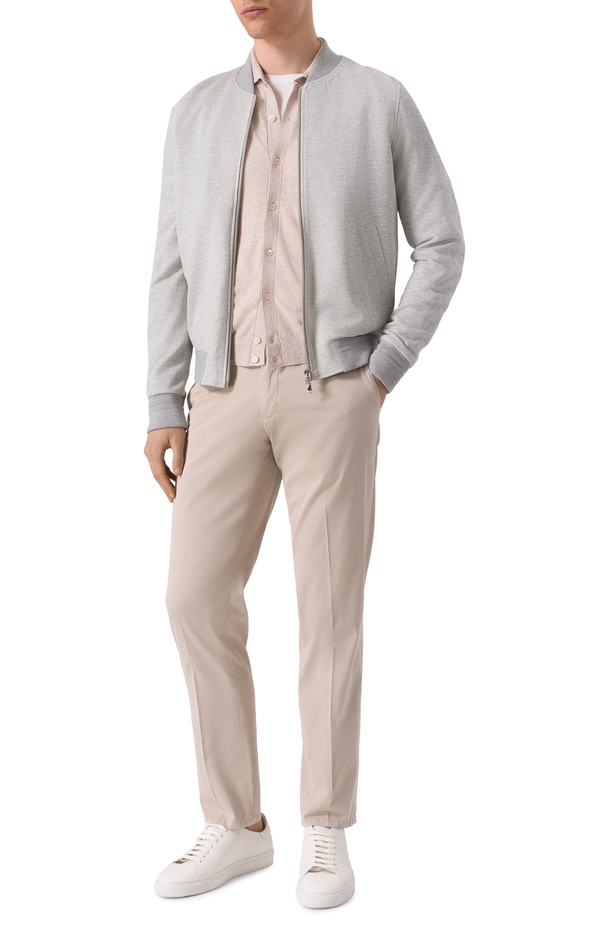 Брюки из хлопка и шелка L.B.M. 1911, арт. 8480/55022, фото 2