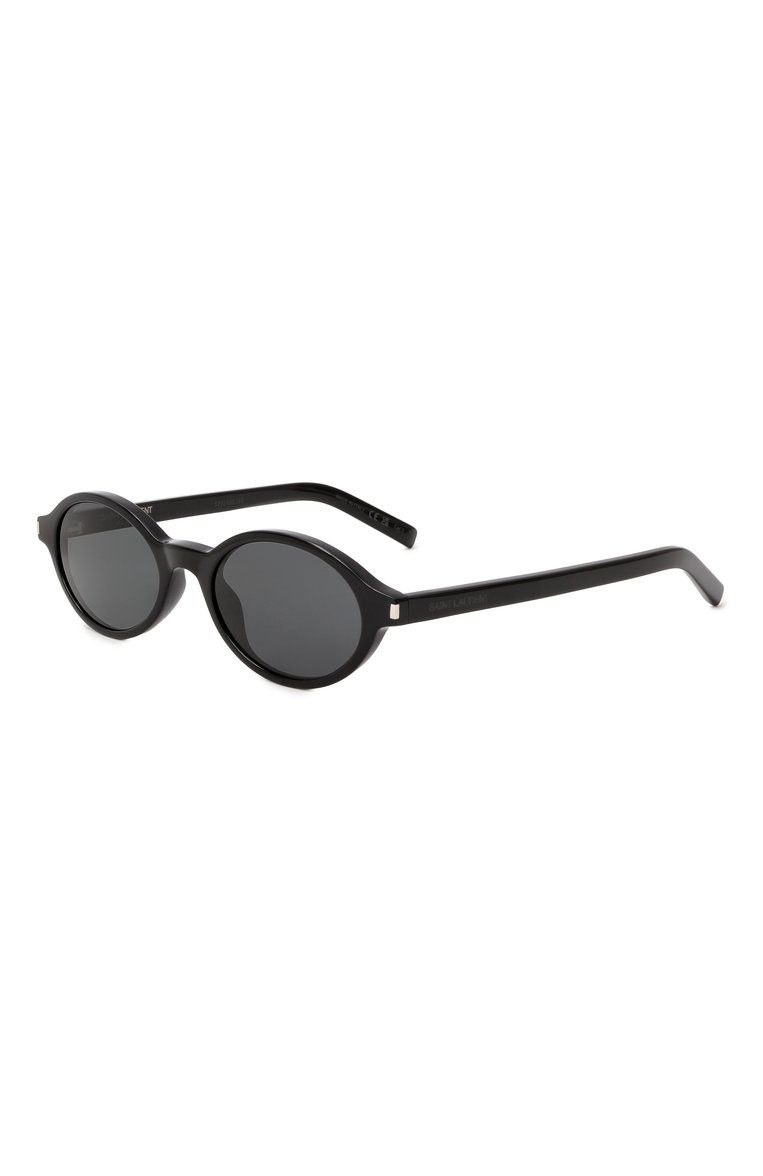 Женские солнцезащитные очки SAINT LAURENT черного цвета, арт. SL 751 JEANNE 001 | Фото 1 (Но�с: Не проставлено; Тип очков: С/з; Региональные ограничения белый список (Axapta Mercury): Не проставлено; Материал: Пластик; Оптика Гендер: оптика-женское; Очки форма: Овальные)