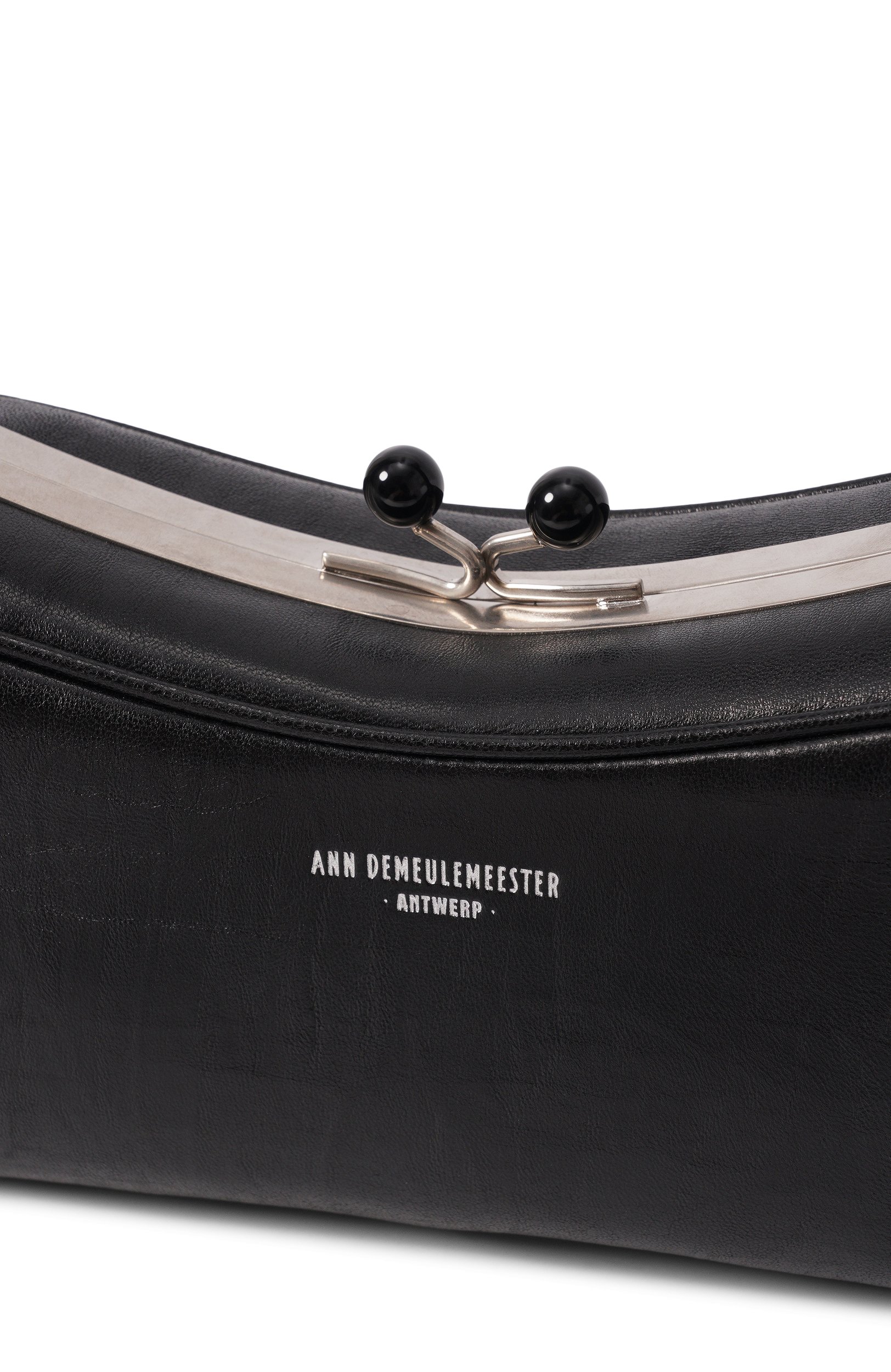 Сумка ANN DEMEULEMEESTER черного цвета по цене 262500 руб., арт. B0014600/LT213, фото 6 Сумка ANN DEMEULEMEESTER, арт. B0014600/LT213, фото 6