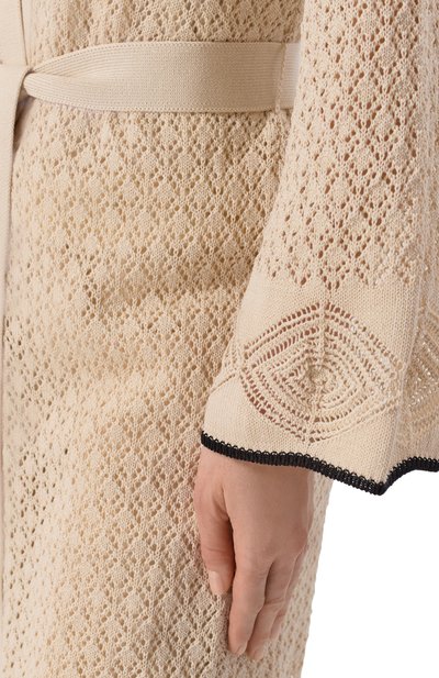 Хлопковый кардиган AGNONA, арт. KR11038E/7C080PE, фото 5