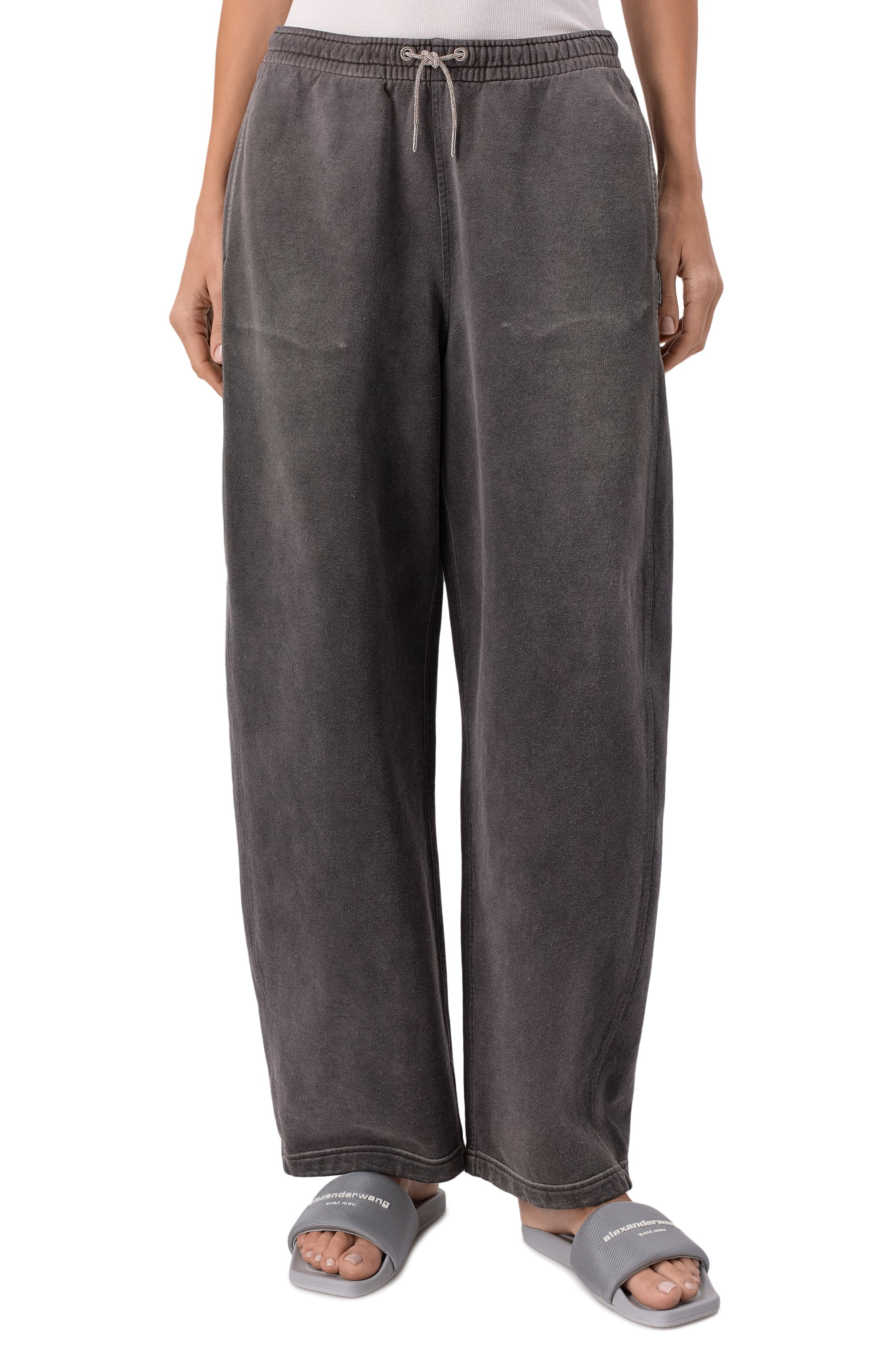 Хлопковые брюки ALEXANDERWANG.T, арт. 4CC1254011, фото 3