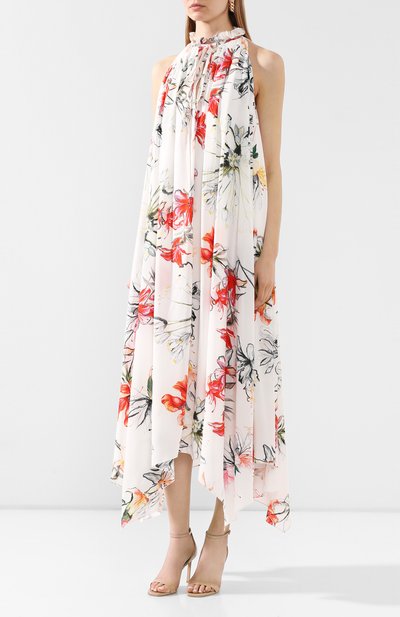 Шелковое платье ALEXANDER MCQUEEN, арт. 617299/QDAAM, фото 3