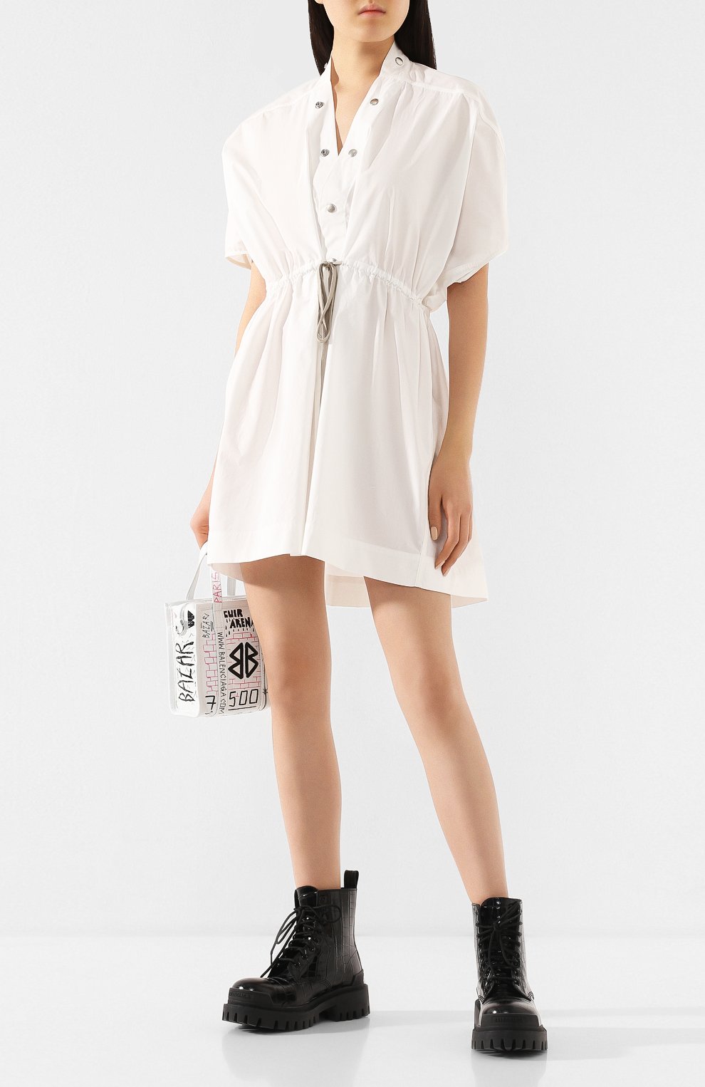 Хлопковое платье RICK OWENS, арт. RP20S1539/P, фото 2