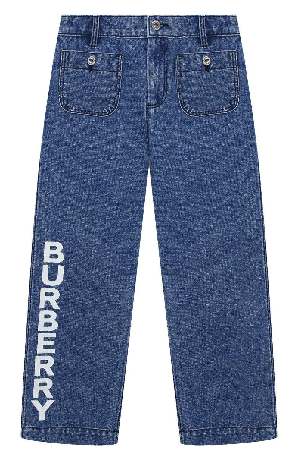 Джинсы BURBERRY темно-синего цвета по цене 16850 руб., арт. 8023021, фото 1 Джинсы BURBERRY, арт. 8023021, фото 1