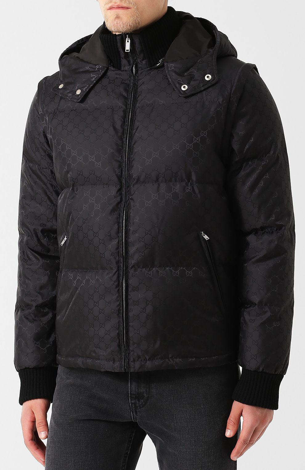 П уховик с отстегивающимися рукавами GUCCI, арт. 473612/Z4218, фото 3