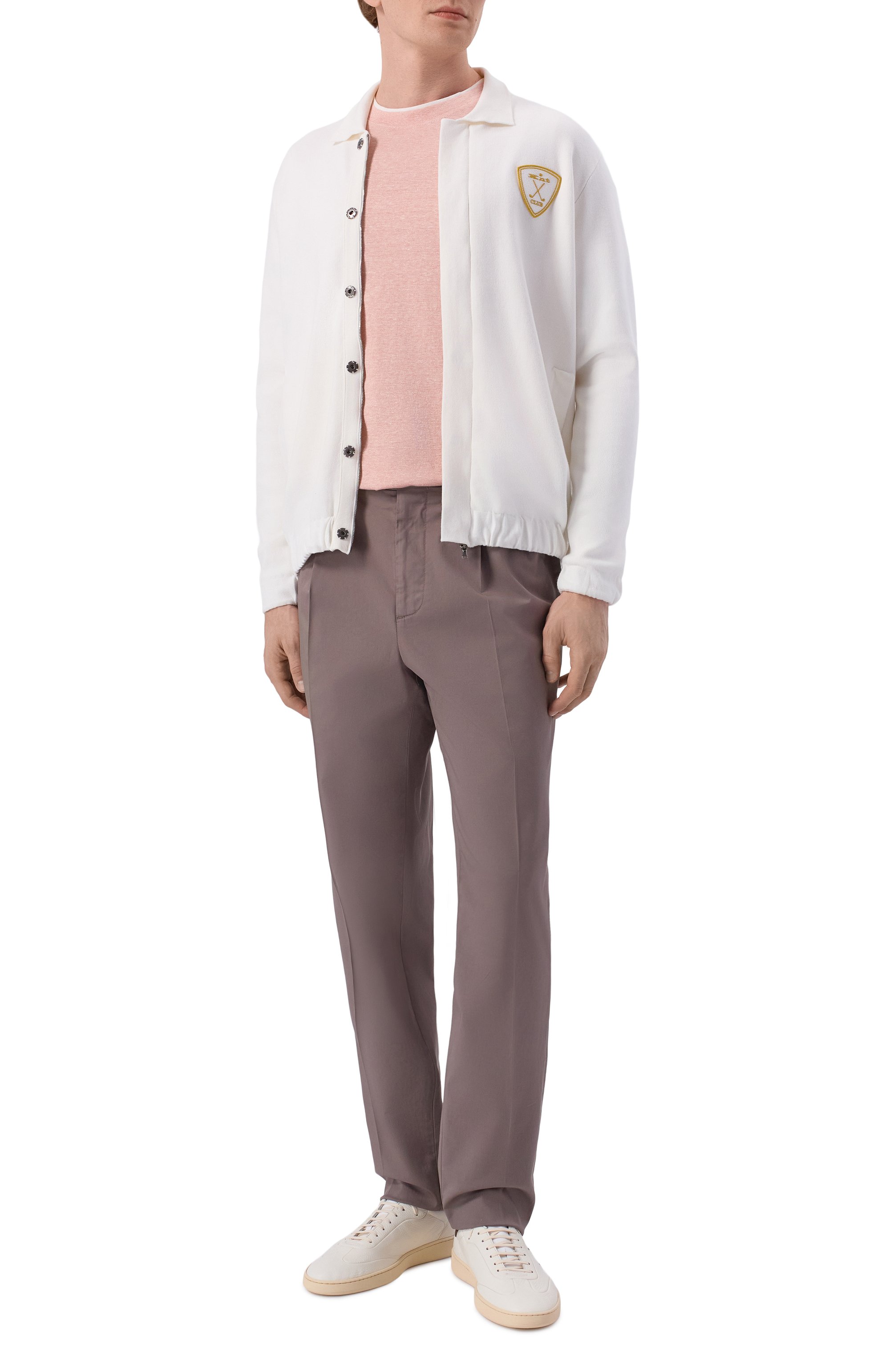 Футболка изо льна и хлопка BRUNELLO CUCINELLI, арт. MW8357427, фото 2