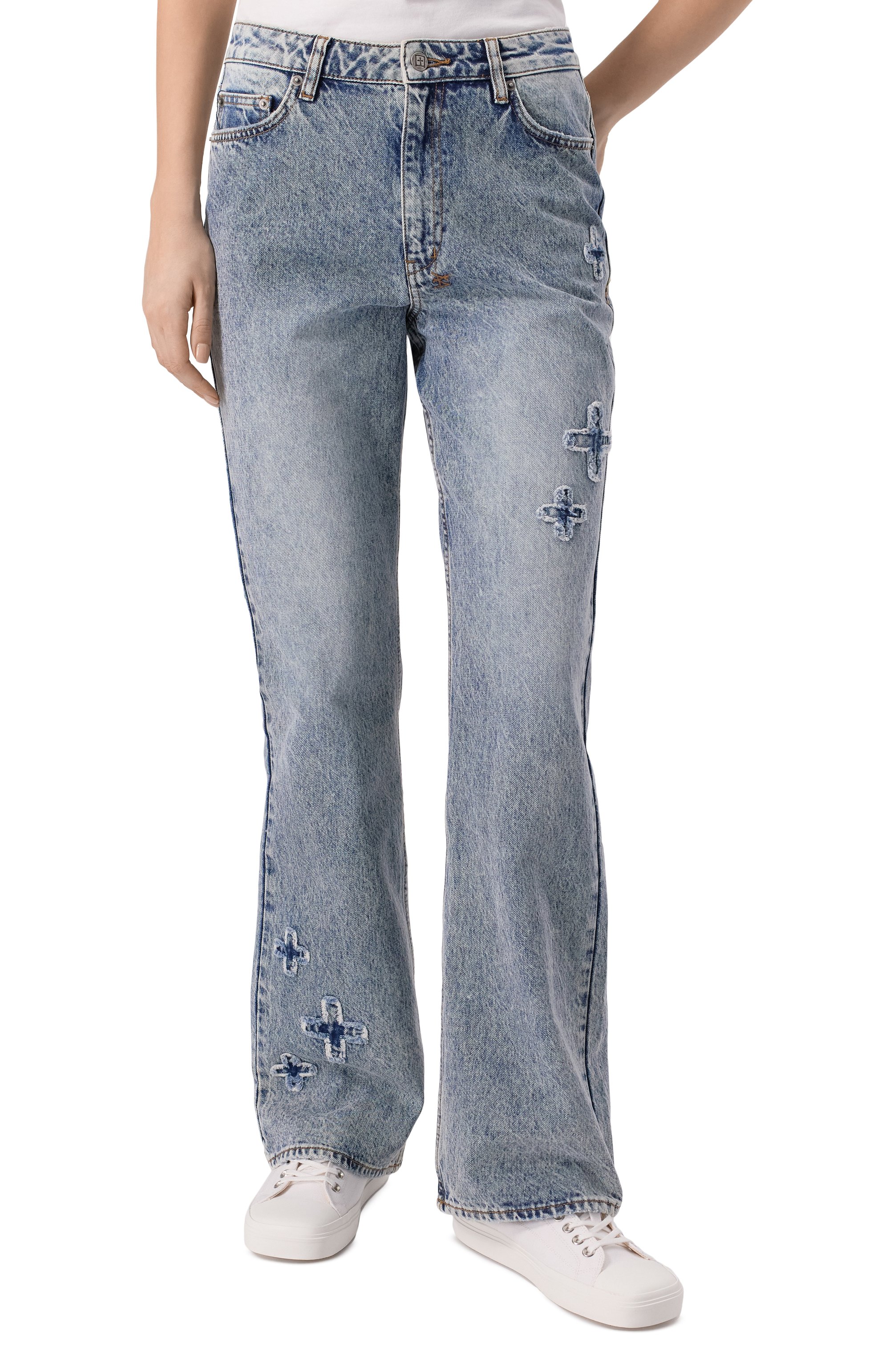 Джинсы KSUBI голубого цвета по цене 34250 руб., арт. WPS25DJ013, фото 3 Джинсы KSUBI, арт. WPS25DJ013, фото 3