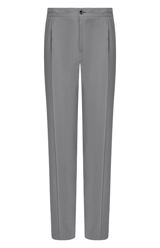 Льняные брюки Kiton UPN01H09690 Серый UPN01H09690