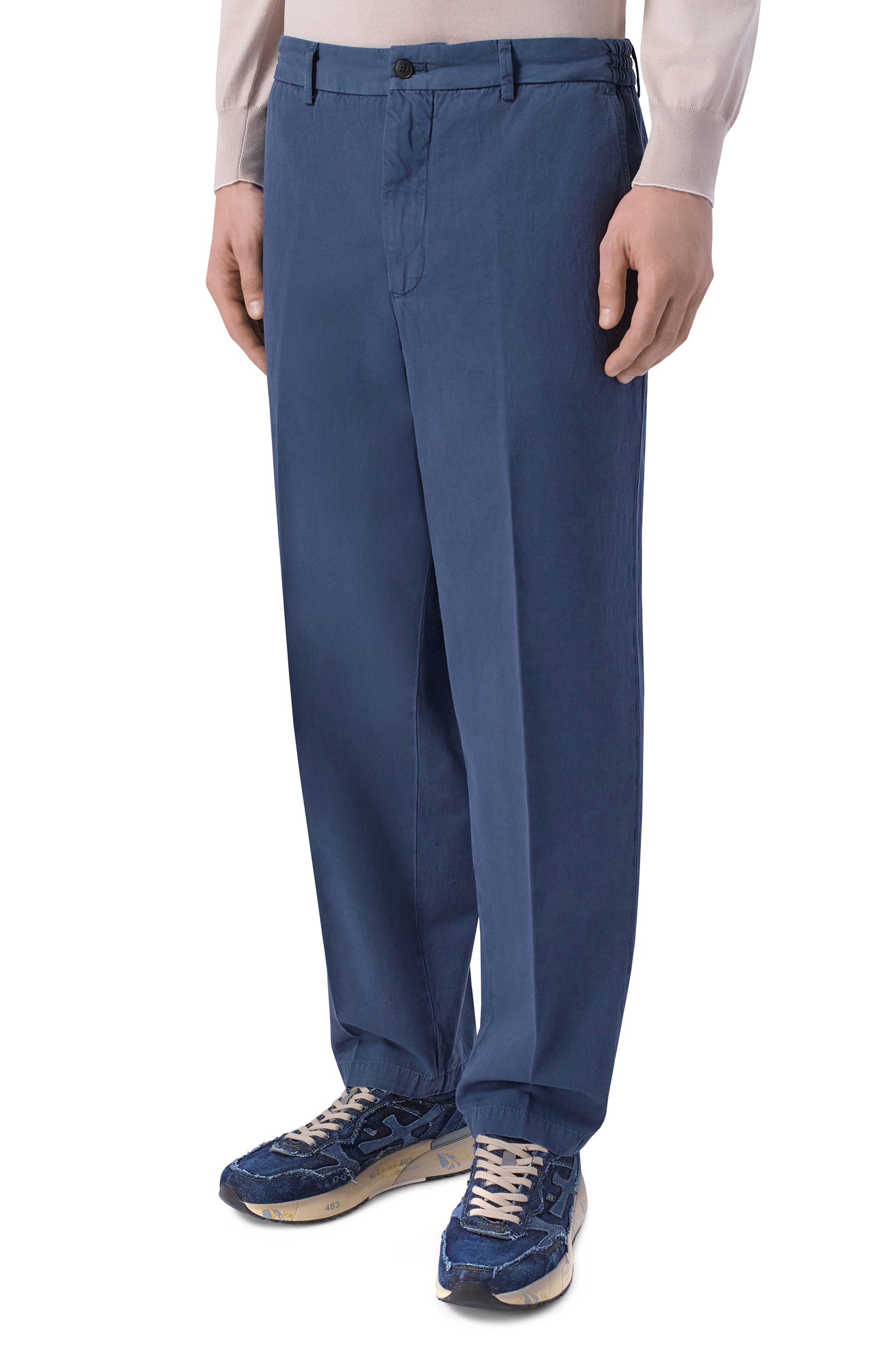 Брюки из хлопка и льна PREMIATA, арт. PA1058, фото 3