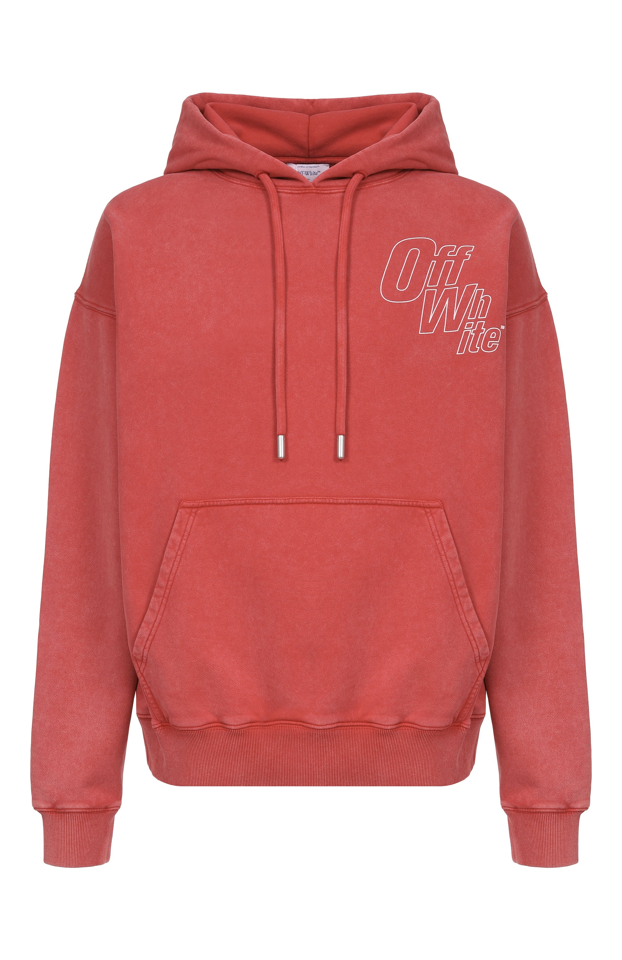 Хлопковое худи OFF-WHITE, арт. 0MBB085F25FLE00K, фото 1