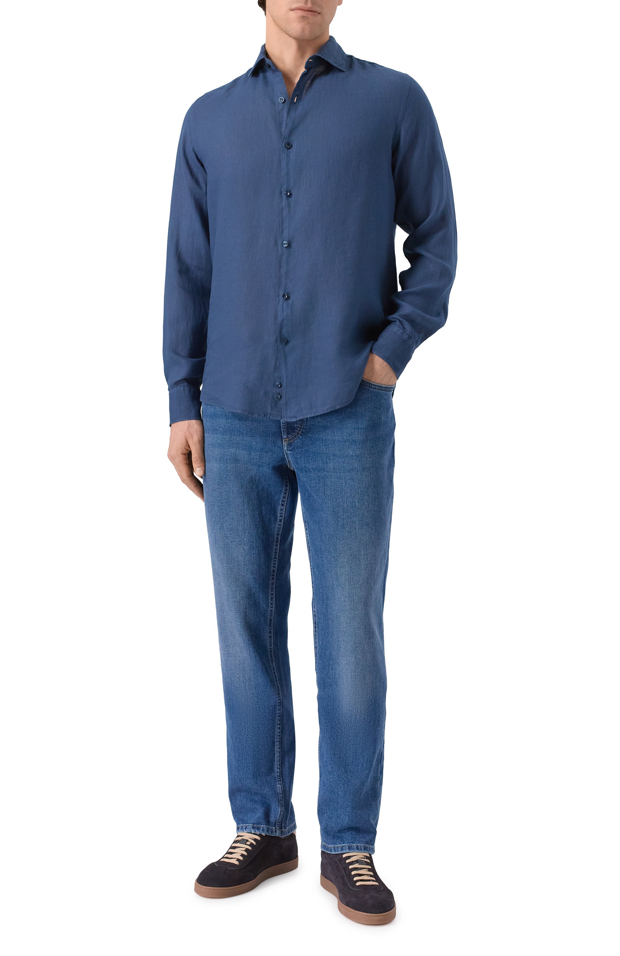 Льняная рубашка PAUL&SHARK, арт. 26413284CF, фото 2