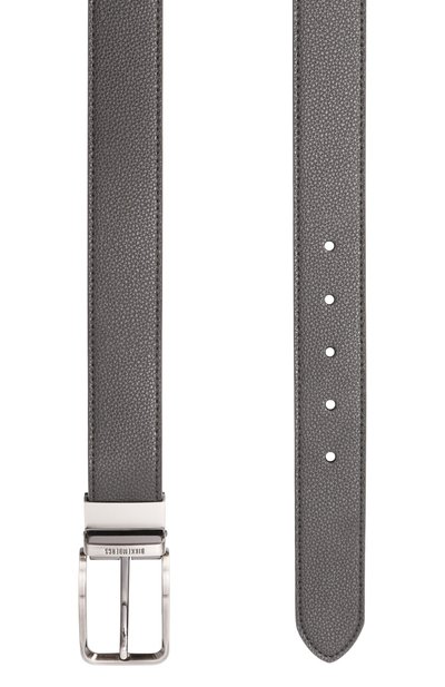 Двусторонний ремень DIRK BIKKEMBERGS черного цвета по цене 9950 руб., арт. BKCU00183M, фото 3 Двусторонний ремень DIRK BIKKEMBERGS, арт. BKCU00183M, фото 3