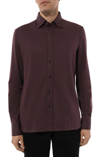 Рубашка из хлопка и кашемира STEFANO RICCI, арт. CJ007593/TE2603, фото 3