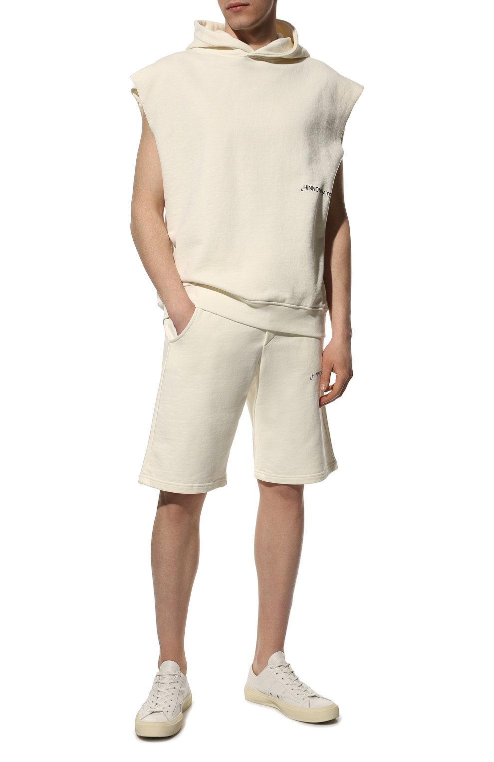 Хлопковые шорты HINNOMINATE кремового цвета по цене 10900 руб., арт. HUS2/HNM38SBE, фото 2 Хлопковые шорты HINNOMINATE, арт. HUS2/HNM38SBE, фото 2
