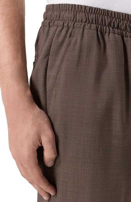 Шерстяные брюки MVST MJ0GF22/751 Коричневый  MJ0GF22/751 Фото 5