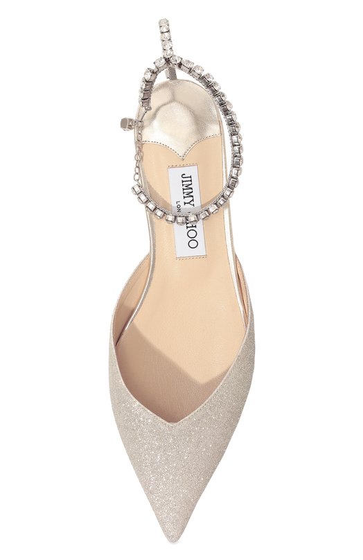 фото Текстильные балетки saeda jimmy choo