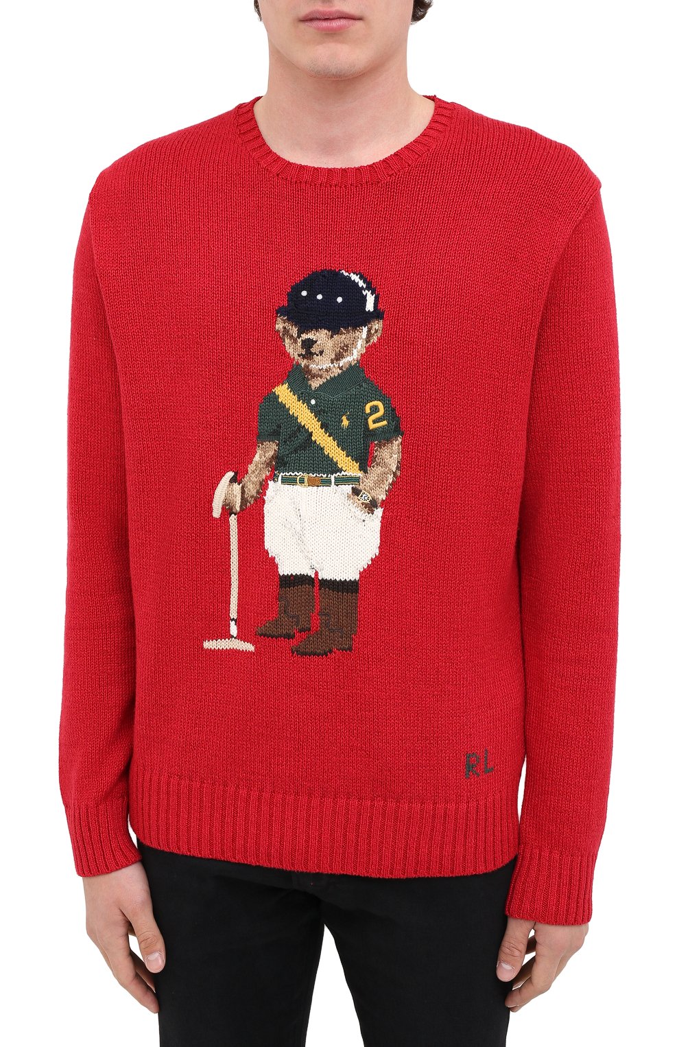 Свитер из хлопка и льна POLO RALPH LAUREN, арт. 710798335, фото 3