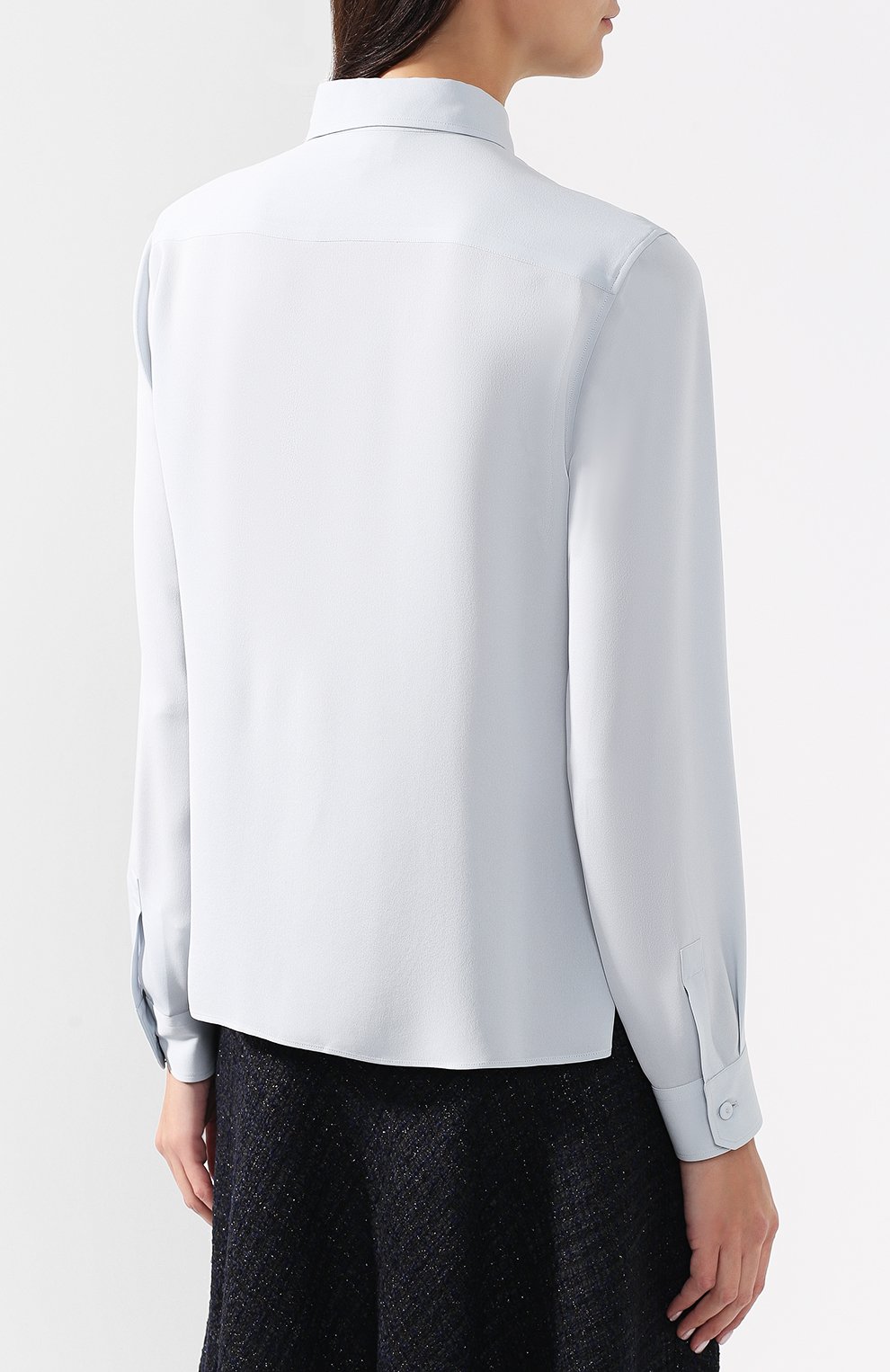 Однотонная шелковая блуза GIORGIO ARMANI, арт. 8WHCCZ04/TZ120, фото 4