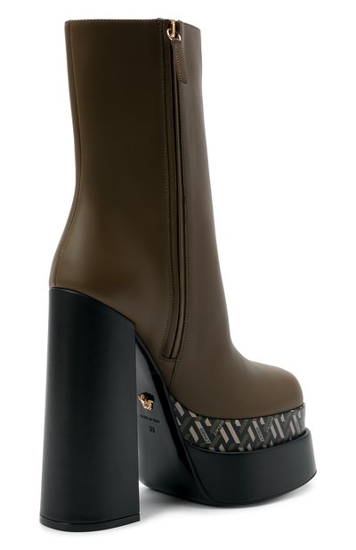 Кожаные ботильоны VERSACE, арт. 1001783/1A01733, фото 4