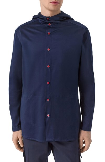 Хлопковая рубашка KITON, арт. UMCPETEH0923416_, фото 3