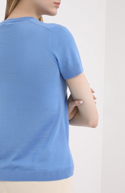 Кашемировый пуловер RALPH LAUREN голубого цвета по цене 79950 руб., арт. 290797771, фото 4 Кашемировый пуловер RALPH LAUREN, арт. 290797771, фото 4