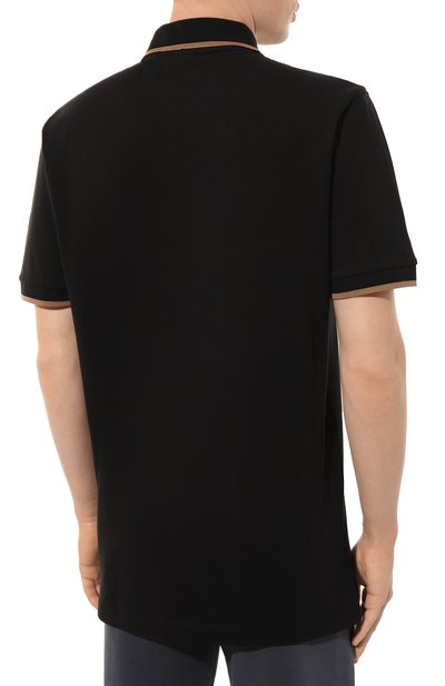 Хлопковое поло BOSS, арт. 50494697, фото 4