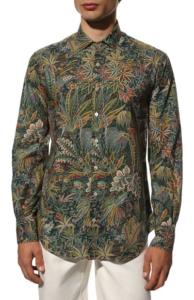 Хлопковая рубашка MC2 SAINT BARTH, арт. STBM SIKELIA/SIK0001/00729B, фото 3