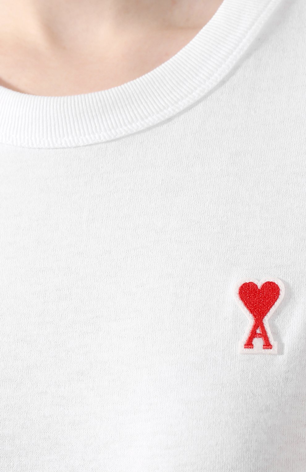 Хлопковая футболка AMI, арт. E20FJ108.720, фото 5