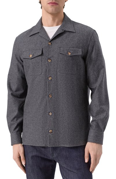Шерстяная куртка-рубашка BRUNELLO CUCINELLI, арт. M038P0710, фото 3