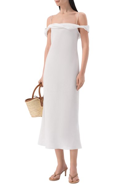 Женское льняное платье 12 STOREEZ, арт. 137473