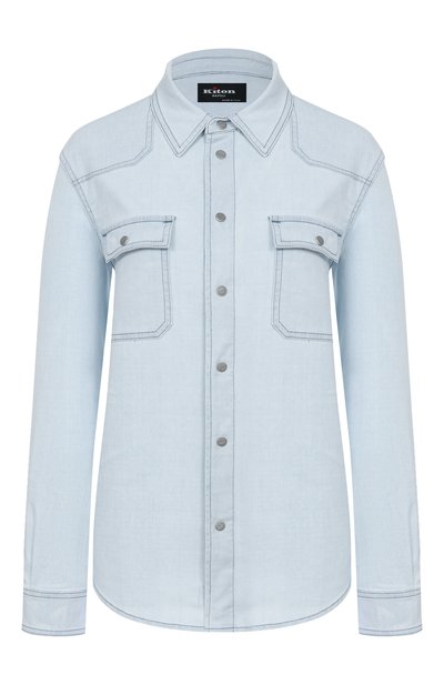 Женская джинсовая рубашка KITON, арт. DJ59401K0931F01