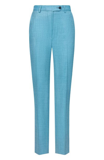 Женские брюки из шерсти и шелка KITON, арт. D48125K0941