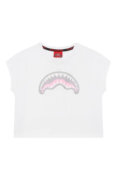 Хлопковая футболка SPRAYGROUND, арт. SPY1455WHT/LIGHT VANQUISH WHITE TANK T0P