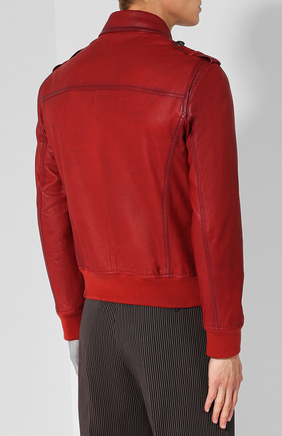 Кожаный бомбер на молнии BOTTEGA VENETA, арт. 511133/VEP00, фото 4